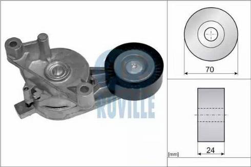 Ruville 55777 - Ремъчен обтегач, пистов ремък vvparts.bg