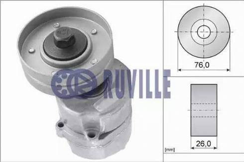 Ruville 56527 - Ремъчен обтегач, пистов ремък vvparts.bg