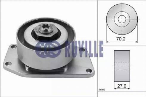 Ruville 56640 - Паразитна / водеща ролка, пистов ремък vvparts.bg