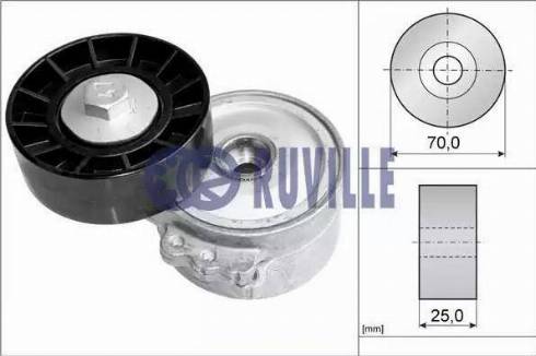 Ruville 56651 - Ремъчен обтегач, пистов ремък vvparts.bg