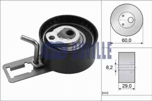 Ruville 56664 - Обтяжна ролка, ангренаж vvparts.bg