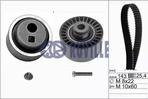 Ruville 5660270 - Комплект ангренажен ремък vvparts.bg