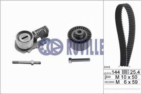 Ruville 5662370 - Комплект ангренажен ремък vvparts.bg