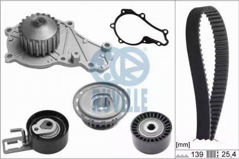 Ruville 56676741 - Водна помпа+ к-кт ангренажен ремък vvparts.bg