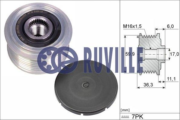 Ruville 56848 - Водна помпа vvparts.bg