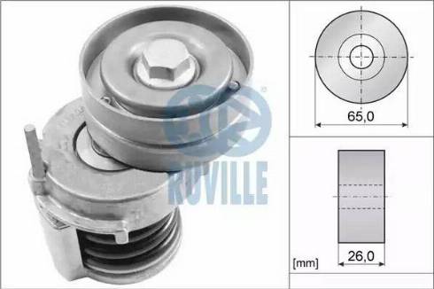 Ruville 56353 - Ремъчен обтегач, пистов ремък vvparts.bg