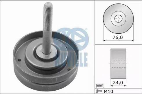 Ruville 56317 - Паразитна / водеща ролка, пистов ремък vvparts.bg