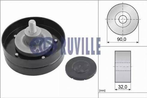 Ruville 58920 - Паразитна / водеща ролка, пистов ремък vvparts.bg