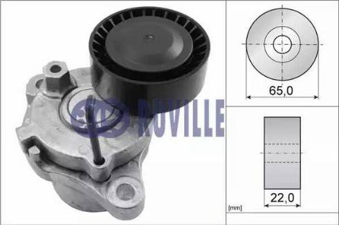 Ruville 58458 - Ремъчен обтегач, пистов ремък vvparts.bg