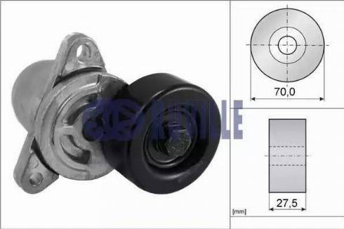 Ruville 58414 - Ремъчен обтегач, пистов ремък vvparts.bg