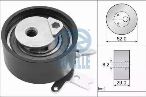 Ruville 58628 - Обтяжна ролка, ангренаж vvparts.bg