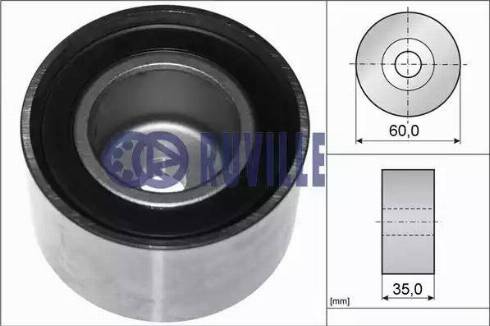 Ruville 58101 - Паразитна / водеща ролка, зъбен ремък vvparts.bg