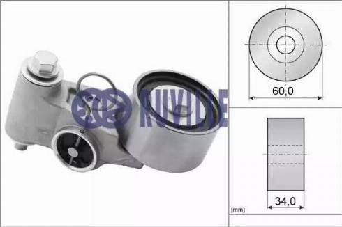 Ruville 58107 - Обтяжна ролка, ангренаж vvparts.bg