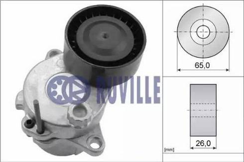 Ruville 57541 - Ремъчен обтегач, пистов ремък vvparts.bg