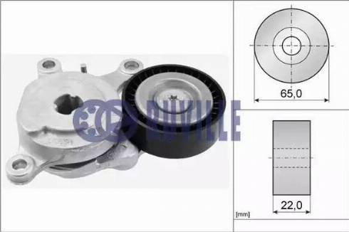 Ruville 57539 - Ремъчен обтегач, пистов ремък vvparts.bg