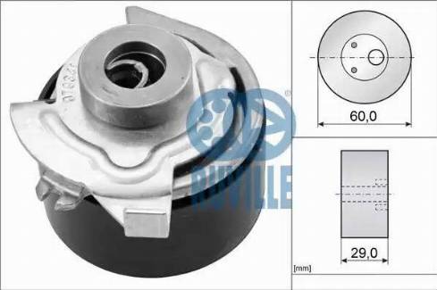 Ruville 57048 - Обтяжна ролка, ангренаж vvparts.bg