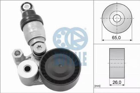 Ruville 57086 - Ремъчен обтегач, пистов ремък vvparts.bg