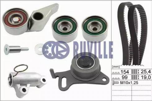 Ruville 5734370 - Комплект ангренажен ремък vvparts.bg