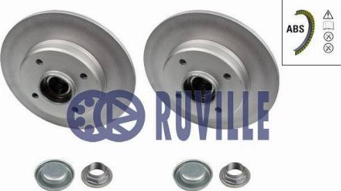 Ruville 6644BD - Спирачен диск vvparts.bg