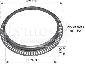 RYME 17603 - Сензорен пръстен, ABS vvparts.bg