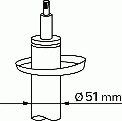 SACHS 100 456 - Амортисьор vvparts.bg