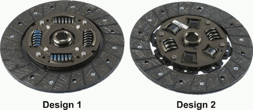 SACHS 1878 600 904 - Диск на съединителя vvparts.bg