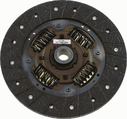 SACHS 1878 600 903 - Диск на съединителя vvparts.bg