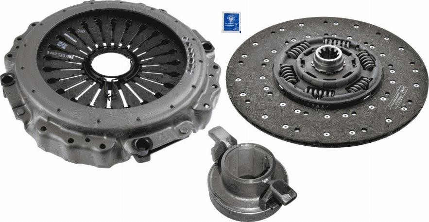 SACHS 3400 700 492 - Комплект съединител vvparts.bg