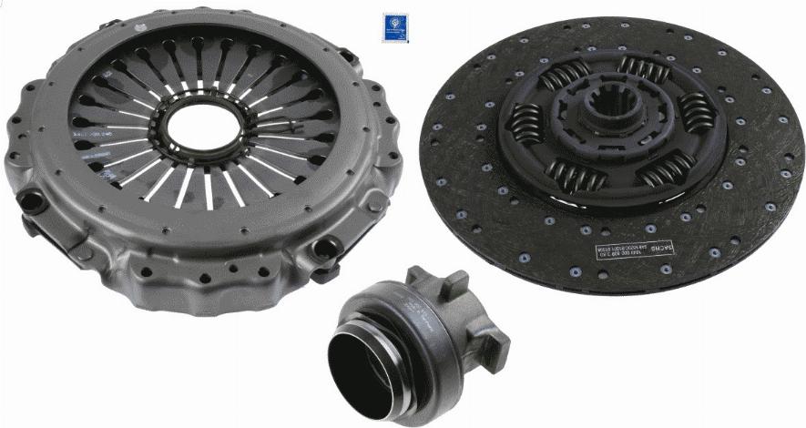 SACHS 3400 700 445 - Комплект съединител vvparts.bg