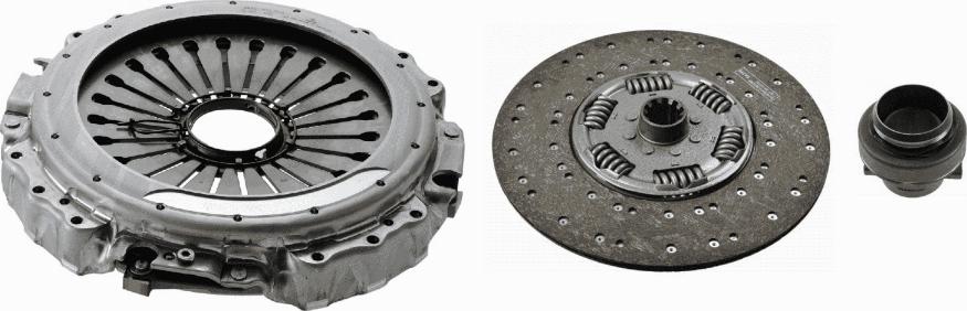 SACHS 3 400 700 504 - Комплект съединител vvparts.bg