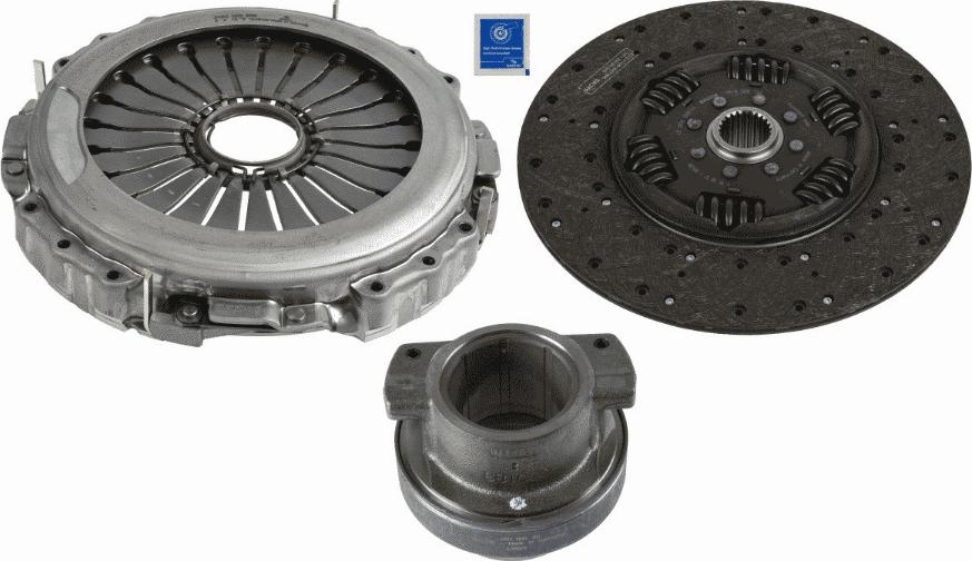 SACHS 3400 700 663 - Комплект съединител vvparts.bg