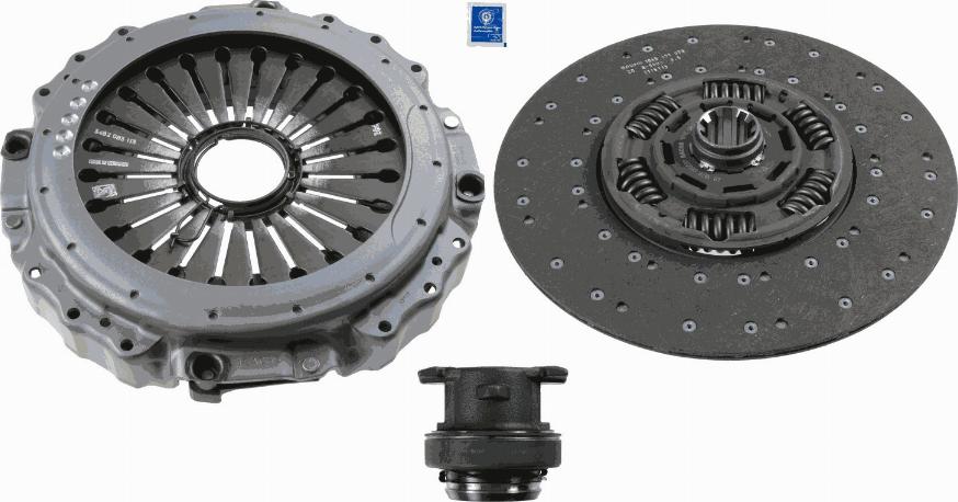 SACHS 3400 700 393 - Комплект съединител vvparts.bg