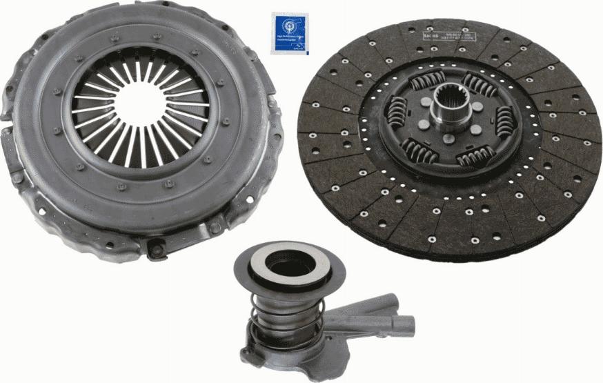 SACHS 3400 710 017 - Комплект съединител vvparts.bg