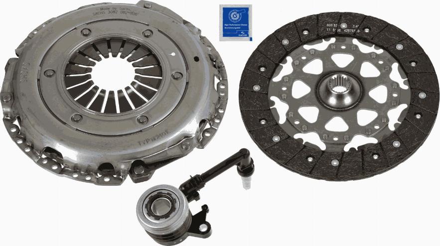 SACHS 3000 990 407 - Комплект съединител vvparts.bg