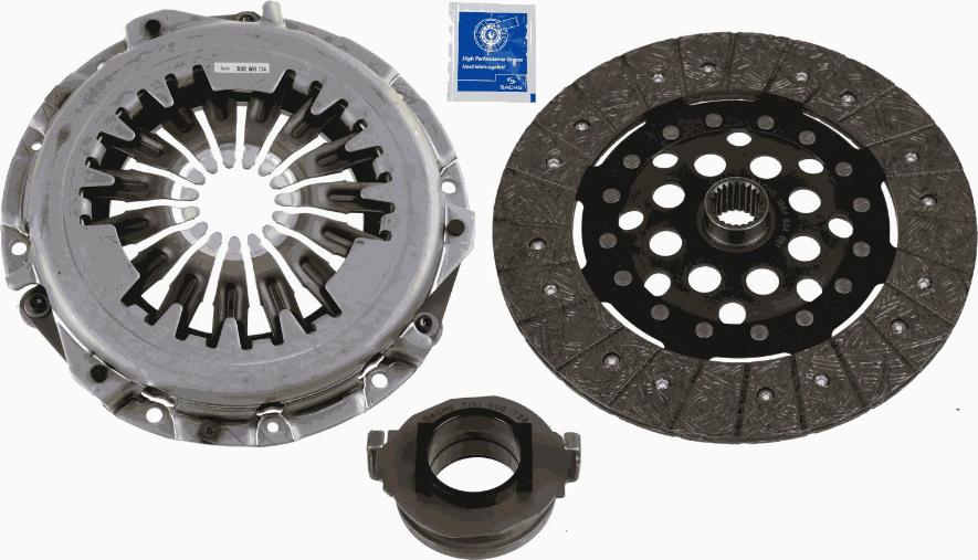 SACHS 3000 954 043 - Комплект съединител vvparts.bg