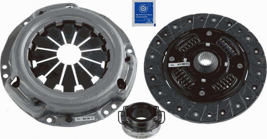 SACHS 3000 951 418 - Комплект съединител vvparts.bg