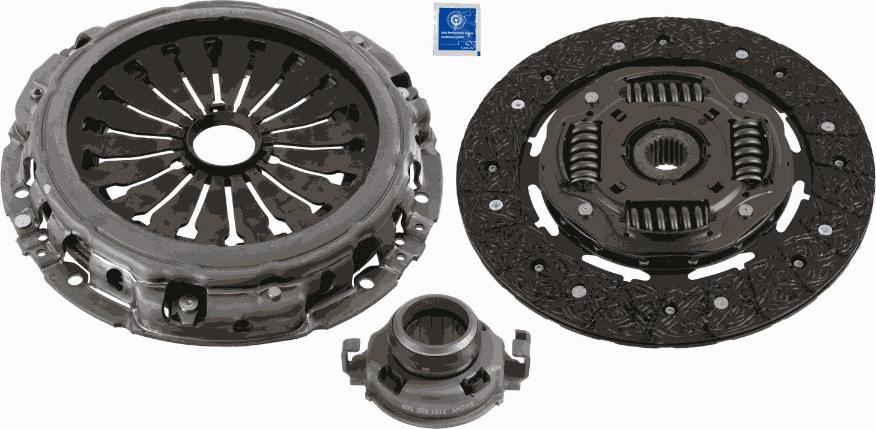 SACHS 3000 951 557 - Комплект съединител vvparts.bg