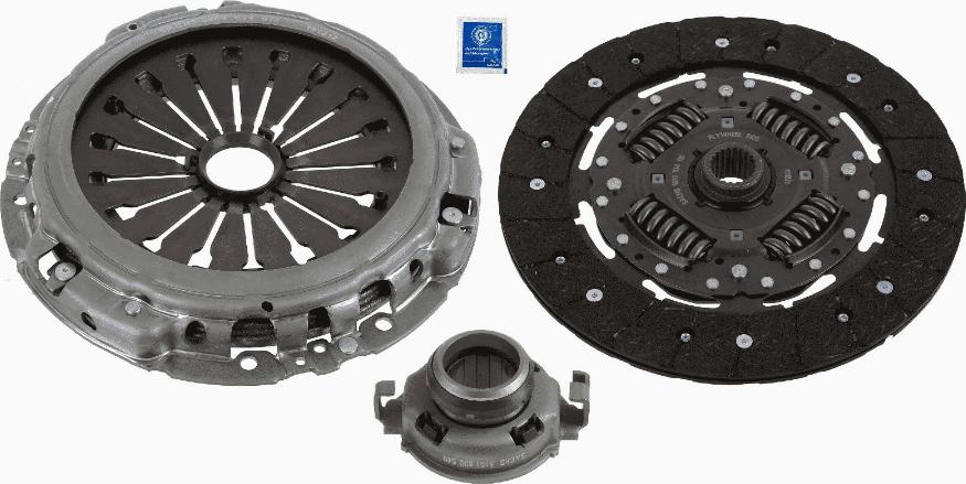 SACHS 3000 951 615 - Комплект съединител vvparts.bg