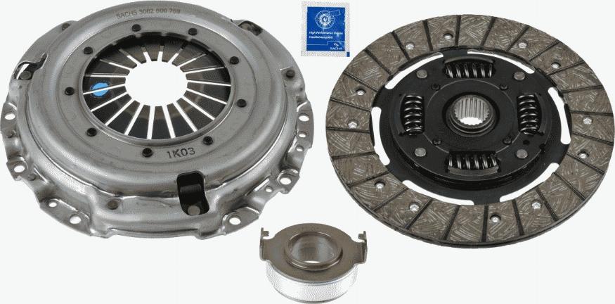 SACHS 3 000 821 601 - Комплект съединител vvparts.bg