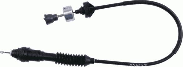 SACHS 3 074 600 247 - Въжен механизъм, задействане на съединителя vvparts.bg