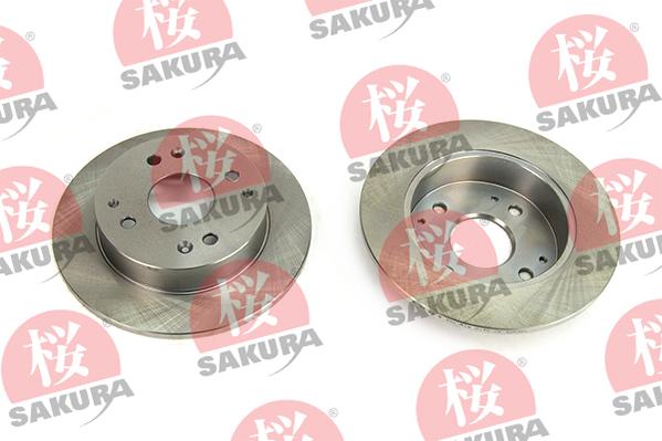 SAKURA 605-40-6610 - Спирачен диск vvparts.bg
