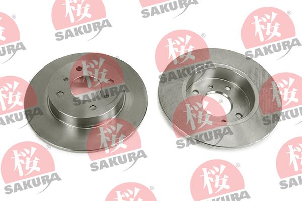 SAKURA 605-10-4035 - Спирачен диск vvparts.bg
