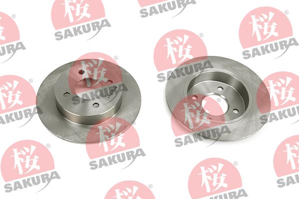 SAKURA 605-10-4020 - Спирачен диск vvparts.bg