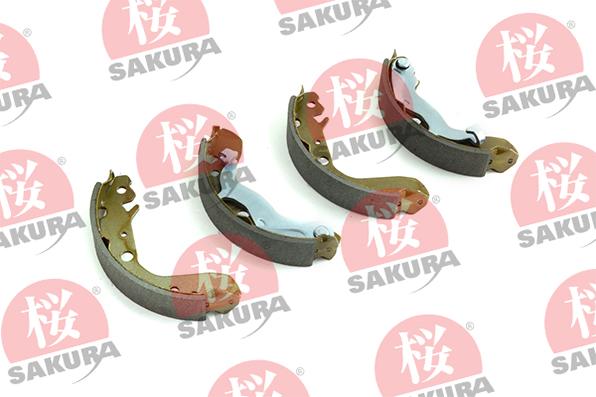 SAKURA 602-40-6605 - Комплект спирачна челюст vvparts.bg