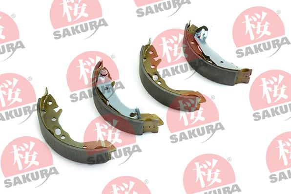 SAKURA 602-05-4650 - Комплект спирачна челюст vvparts.bg