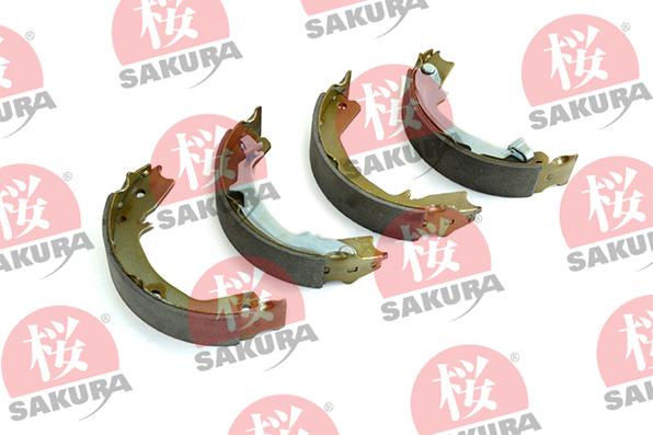 SAKURA 602-05-4614 - Комплект спирачна челюст, ръчна спирачка vvparts.bg