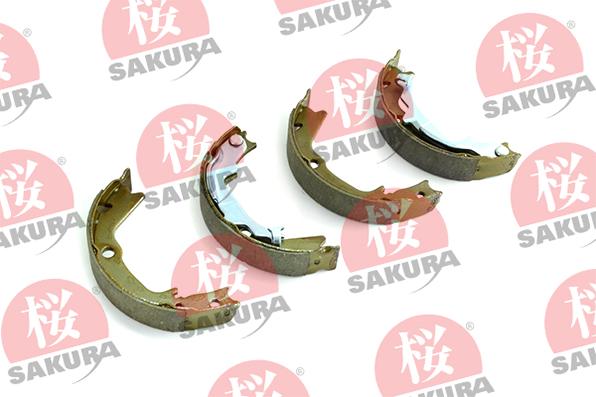 SAKURA 602-05-4680 - Комплект спирачна челюст, ръчна спирачка vvparts.bg