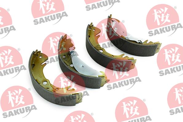 SAKURA 602-00-4602 - Комплект спирачна челюст vvparts.bg