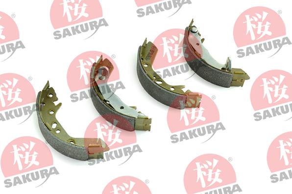 SAKURA 602-00-4615 - Комплект спирачна челюст vvparts.bg