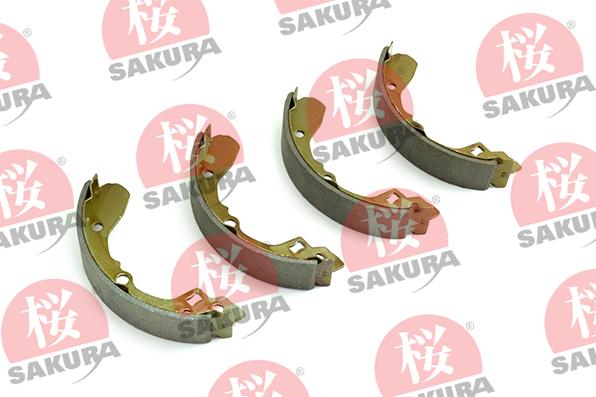 SAKURA 602-00-8820 - Комплект спирачна челюст vvparts.bg
